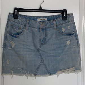 Light Blue Denim Skirt